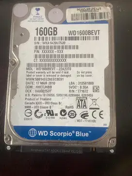 HARD DISK 160 GB