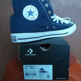 Sepatu converse CTAS Chuck Taylor All Star Hi Navy