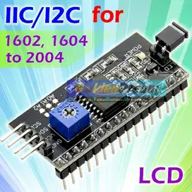 IIC I2C Serial Interface for LCD 1602 to 2004 Backpack Board Arduino