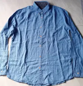 TOM TAILOR Kemeja Long Sleeve  COTTON ORI 100%. Made in Indonesia BL