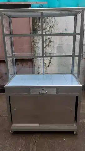 Etalase makanan mateng P.100cm keramik