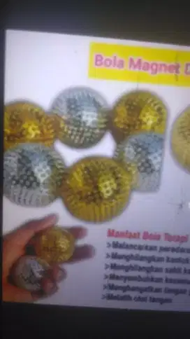 Bola duri magnet kecil alat akupuntur terapi stroke tangan teraphy sht