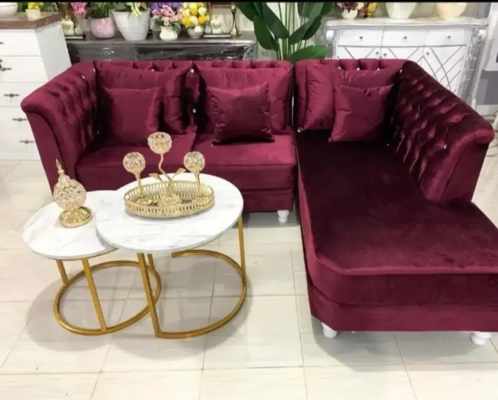 SOFA MERAH 3 in1 set