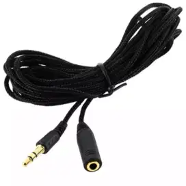 Kabel ekstensi headphone mic external jack 3.5mm panjang 5 meter