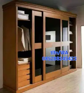 almari pakaian jati Jepara