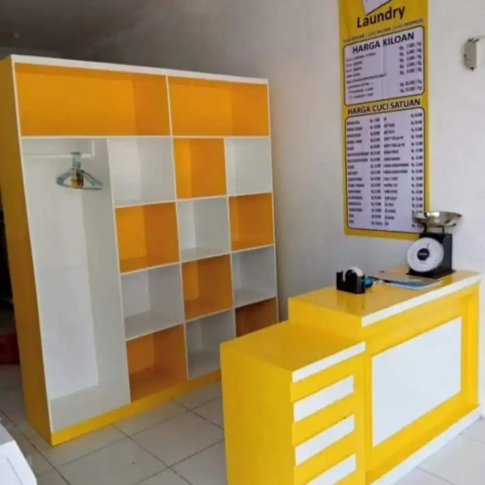 Rak Laundry Dan Meja Kasir