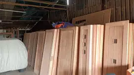 Pintu kusen dan jendela kayu oven dan almunium
