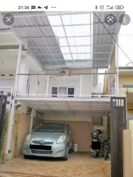 kanopi balkon pagar