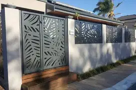 gerbang atau pagar plat besi cnc laser cutting #9