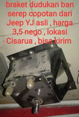 Hanger Ban Serep Braket asli Jeep YJ Wrangler ASLI mopar