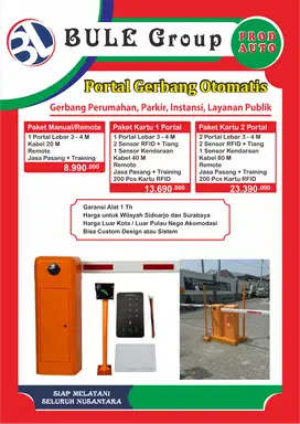 Portal gerbang otomatis perumahan pelayanan publik