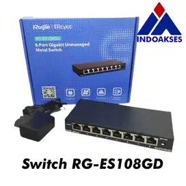 Ruijie Reyee Switch RG-ES108GD GIGABIT 1000Mbps Metal Case