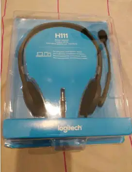 Headset Headphone LOGITECH H111 Clear Sound + Mic Garansi Resmi 1 Th