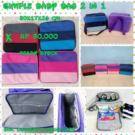 Tas Simple Baby Bag 2 in 1