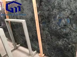 Meja Makan Dapur Granit Emerald Blue / Top Table Marmer / Kitchen Set