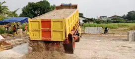 Pasir pasang cor bangka lampung limestone split makadam sirtu sirdam