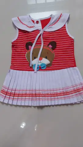 Baju bayi dress lucu