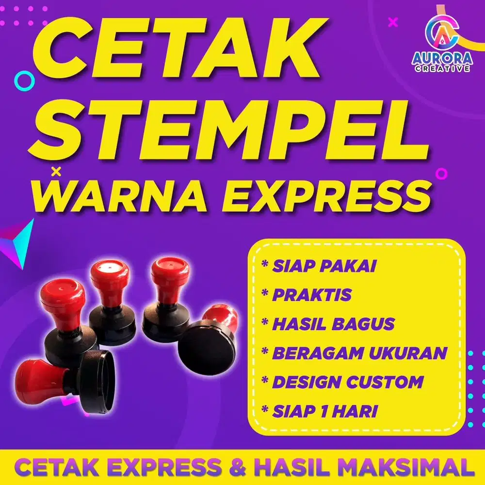 STEMPEL OTOMATIS WARNA