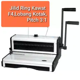 Mesin Jilid Spiral Kawat 3:1 lobang kotak GEMET 31WF