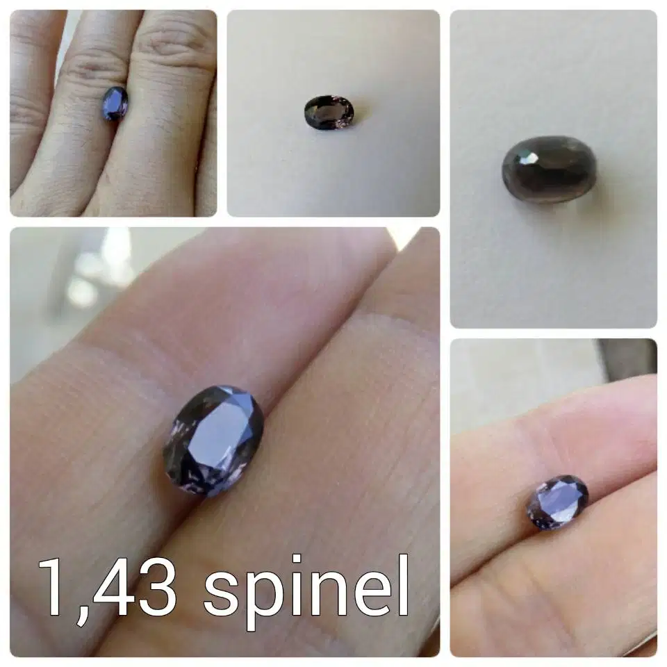 Natural Spinel Sri Lanka 1,43 carat Oval 8 x 6 mm