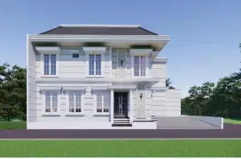 Rumah baru american classic style pusat kota bandung jual murah.van