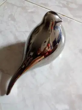 Pajangan Keramik Miniatur Patung Burung Gereja VIVERE Deco Sparrow