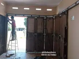 Jual rel pintu besi garasi