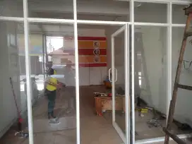 Pintu kaca ruko dan pintu kaca sleding