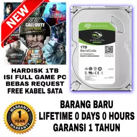 Hardisk Internal 3.5 1TB Seagate Barracuda Isi Full Game PC