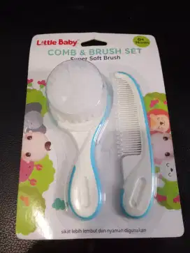 Sisir Little Baby Set 2 in 1 Comb Brush