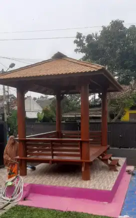 Gazebo minimalis tamansari