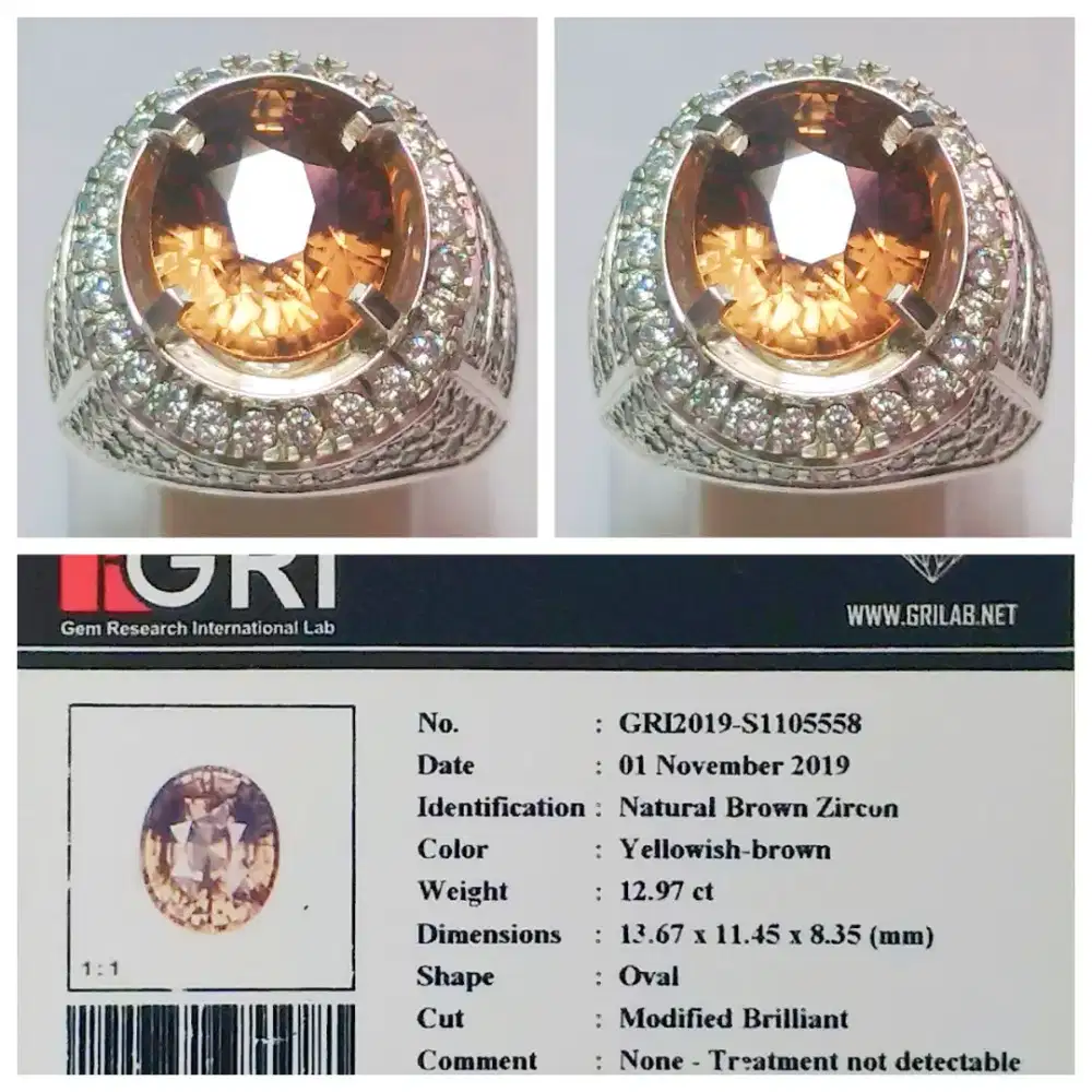 Natural Batu Zircon HQ