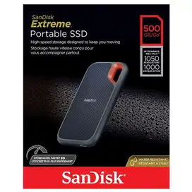 SSD Sandisk Extreme External Portable 500GB USB C 3.1