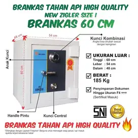 Brankas Tahan Api NEW ZIGLER SAFE size I (Tinggi 60 cm)