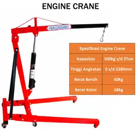 Hydraulic Engine Crane Trukc Lipat 2 Ton