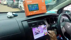 Head unit android orca di Nissan Livina + kamera mundur