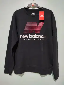 SALE Sweater Crewneck New Balance Black Original