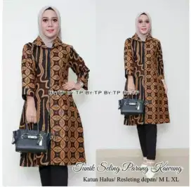 Tunik  Batik Rit Depan