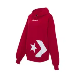 Converse Stra Chevron Pocket Women's Hoodie Red