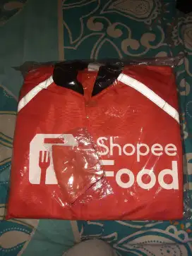 Jaket shope food ukuran XL dan masker shope masih baru dalam plastik b