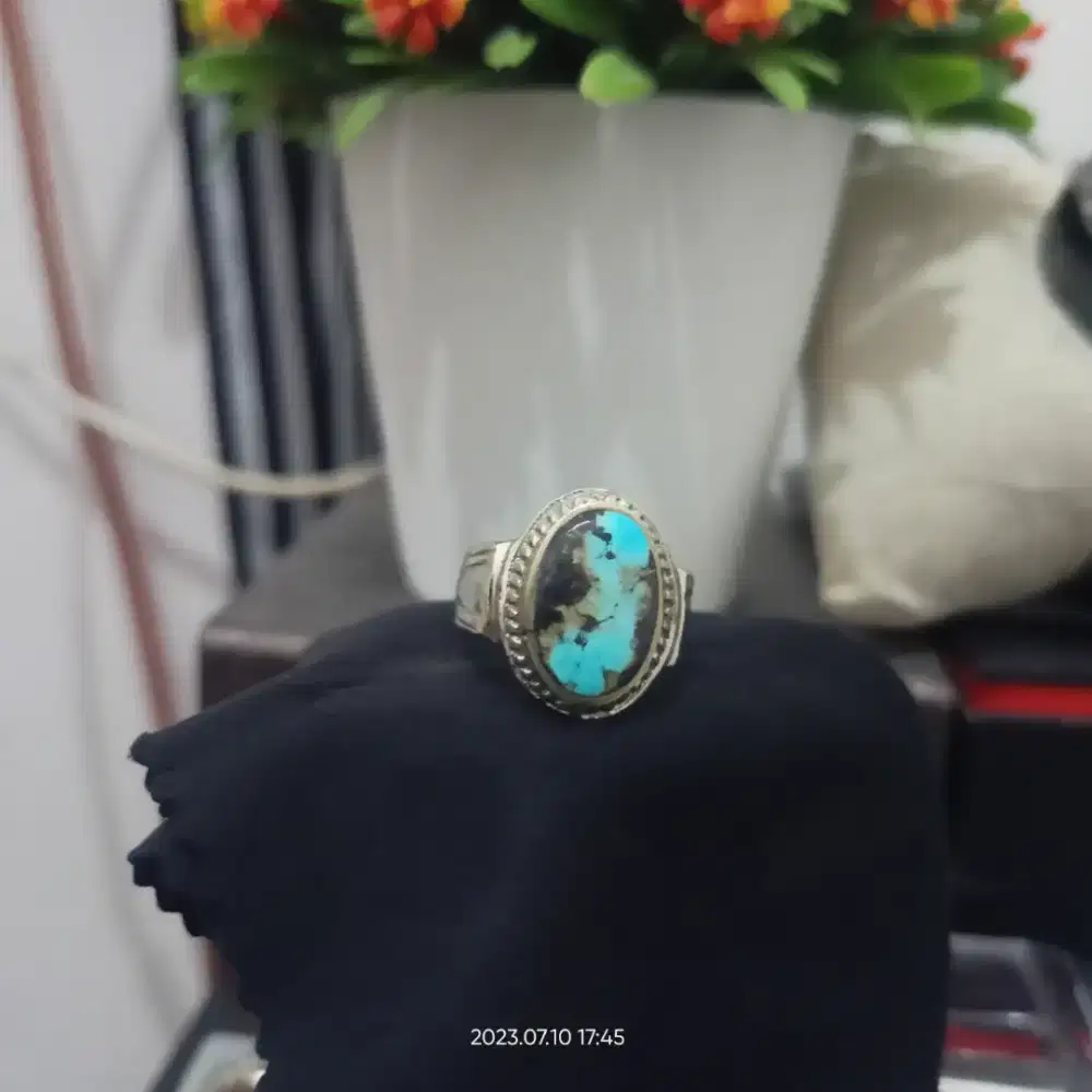 Flash sale!! Cincin Pria - Natural Pirus Persia Dim Kantoran
