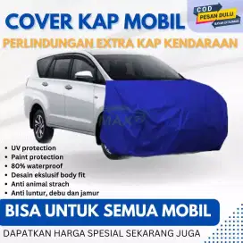 Cover sarung selimut mantel kap mesin mobil anti air dan luntur aman