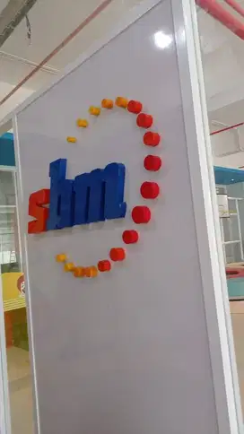nama kantor toko signage reklame huruf timbul neonbox interior fasad