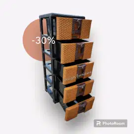 Container drawer stockcase napolly / lemari locker