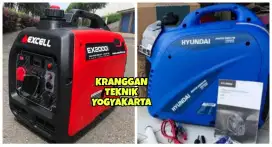 (KRANGGAN TEKNIK)genset inverter super silent 3000 watt 4 tak