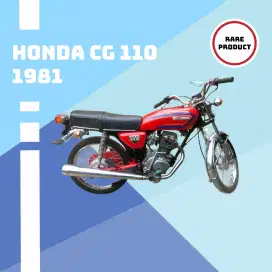 Honda CG 110 1981 asli/original upgrade CDI (limited,  rare)