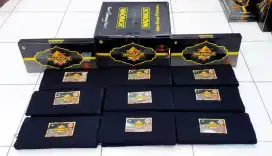 Grosir sarung Wadimor hitam polos 1 box isi 10