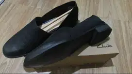 Clarks Pure Easy Leather Black NEGO