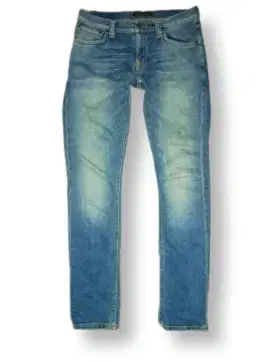 Celana Jeans Skinny Nudie Tight long Jhon  Pasific Blue