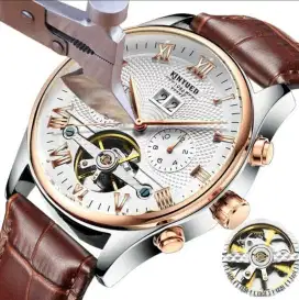 Jam KINYUED Mechanical Tourbillon 6 pin Automatic Watch